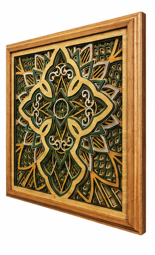 Steadfast Grace Layered Wooden Cross Wall Art | Christian Home Décor | Sage Green & Silver