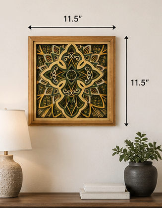 Steadfast Grace Layered Wooden Cross Wall Art | Christian Home Décor | Sage Green & Silver